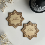 Marque place bois - Zellige