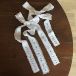 Ruban de voiture 100% lin - Lot de 2