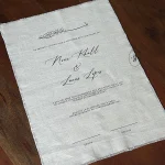 Certficat de mariage en lin